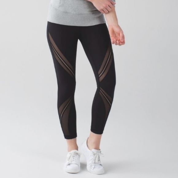 RARE Lululemon Athletica High Times Pant Metta Full-On Luxtreme Leggings 6 Black - Picture 1 of 4